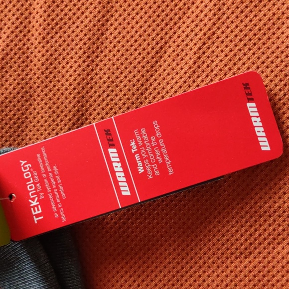 NWT Tek Gear XL Warmtek Performance Long Sleeve Color Block Thermal Shirt - Picture 11 of 15